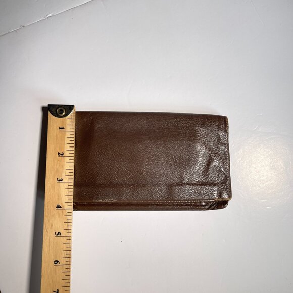 Lady Buxton Crush Grain Hide Brown Wallet Made In Canada - Picture 7 of 8